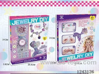Purple Theme 3-in-1 Pandora Beads (Nails Hair Clips Bracelets)