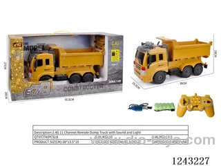 11ch 2.4G RC Dump Truck (with 6V rechargeable battery + USB cable)