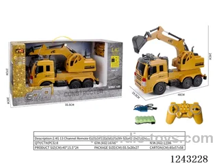 13ch 2.4G RC Truck Mounted Excavator (with 6V rechargeable battery + USB cable)