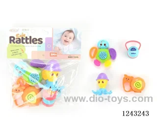 4PCS baby rattles