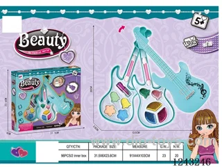 Guitar 2-layer cosmetic children's makeup set