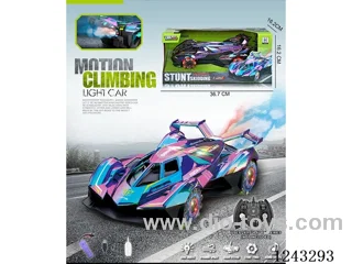 2.4G 9ch RC stunt car W L/M/spray included battery