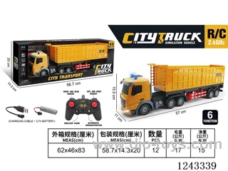 6ch RC Engineering Vehicle W L/M included battery(2.4G)