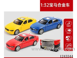 1:32 BMW pull back alloy car W L/M