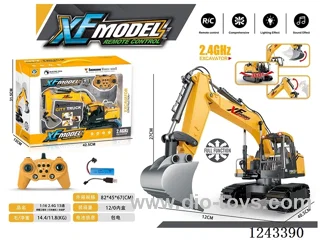 1:16 2.4G 13ch RC excavation engineering alloy car W L/M Included battery