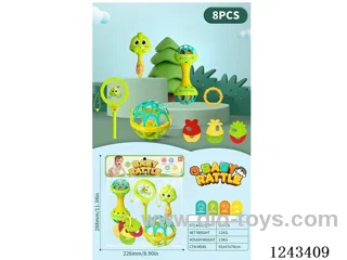 Dinosaur 8 sets Rattle
