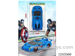 Captain America inertia sports car