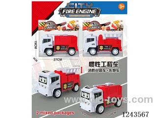 Inertia engineering car (fire boarding car + water cannon car)2 mixed