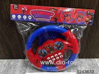 Children's simulation steering wheel (Spider-Man) (with music)