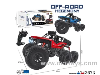 1:8 6-wheeled RC climbing car