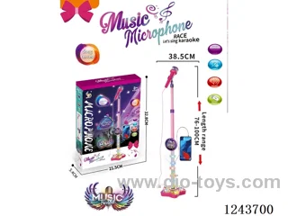 microphone with Lights, MP3 Connectable + Connecting Cable