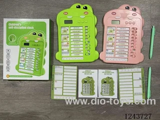 Children's Self-Discipline Learning Clock Punching Machine with display