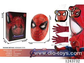Spider-Man Mask + gloves (eyes blinking)