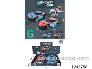 Pull Back Alloy Car W L/M (6PCS Single Price)