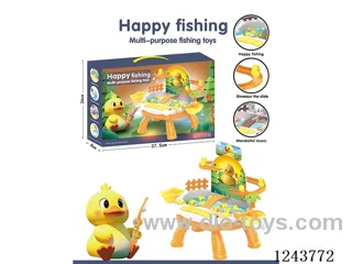 B/O Fishing Pool Set - Magnetic Duck Track W L/M Not Included Battery