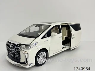1:18 Alloy Pull Back B/O Door Erfal car 2 colors included battery