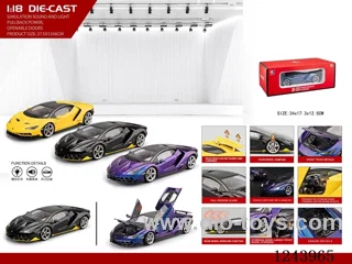 1:18 P770 Alloy Pull Back Car 3 colors