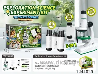3-in-1 Science Set-AA*2 not included/AAA*1 not included