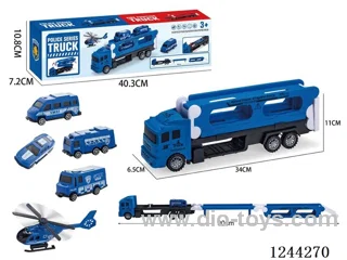 Folding free wheel catapult cargo car (with 5PCS free wheel car)