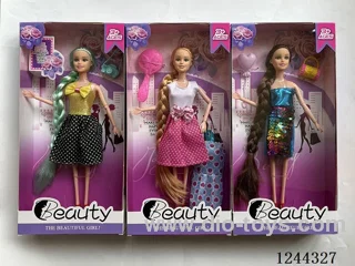 11.5 inch jointed doll/3 mixed
