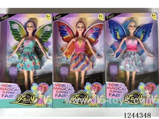 11.5 inch Flower Fairy Doll/3 mixed