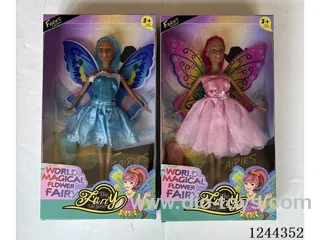 11.5 inch Flower Fairy Doll/2 mixed