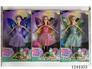 11.5 inch Flower Fairy Doll/3 mixed