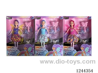 11.5 inch Flower Fairy Doll/3 mixed