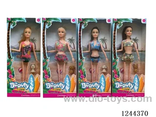 11.5 inch jointed doll/4 mixed