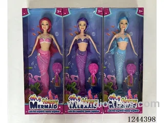 11.5 inch mermaid doll/3 mixed