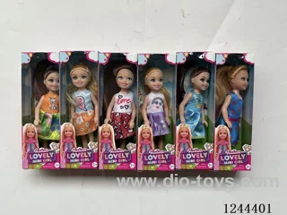 5 inch doll/6 mixed