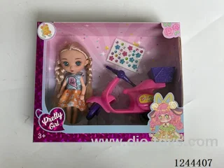 6 inch jointed 3D eye doll