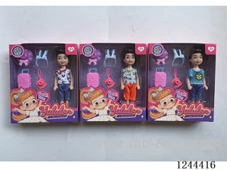 5 inch dolls/4 mixed