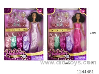 11.5 inch jointed doll/2 mixed