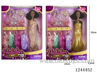 11.5 inch dress up doll/2 mixed