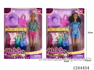 11.5 inch jointed doll/2 mixed