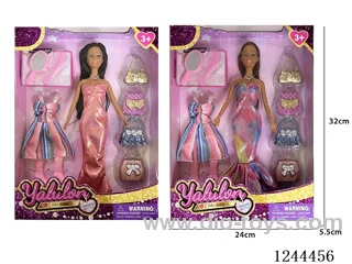 11.5 inch jointed doll/2 mixed