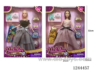 11.5 inch jointed doll/2 mixed