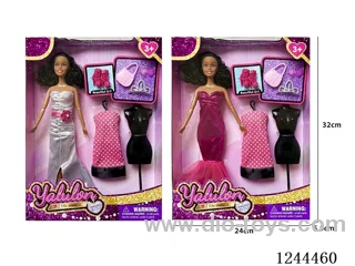 11.5 inch jointed doll/2 mixed