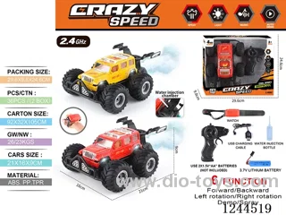 1:16 2.4G 6ch rc car with watch/spray included battery