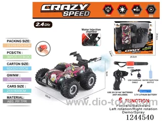 1:16 2.4G 6ch rc car with watch/spray included battery