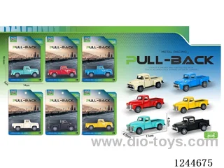 pull back alloy car