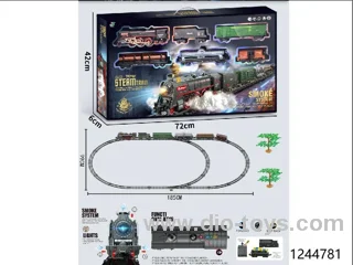 B/O smoking train track with light and sound