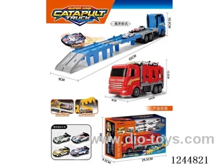 Inertia Tractor Dual Ejector Transporter 3 Colours Mixed