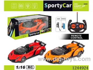 1:16 4ch RC Racing Car with Lights (Included Battery)