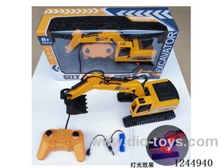 6ch RC engineering car (with dazzling lights) included battery