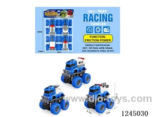 inertial stunt police car 4PCS