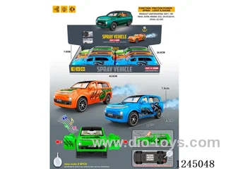 Inertial/Lights/Music/Doors Can Be Opened/Sprayed (+Water Bottle) 6PCS not included battery