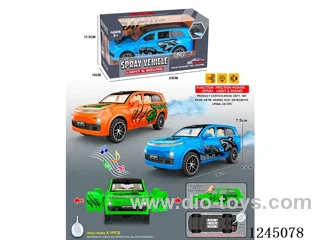 Inertia/Lights/Music/Open Door/Spray Vehicle (+Water Bottle) Not Included Battery