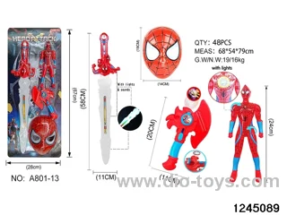 24cm spiderman weapon set